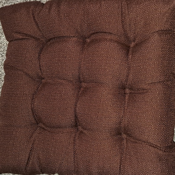 Mainstay Brown Chair Pads Set Of 4 - Picture 7 of 7